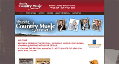 Desktop Screenshot of milduracountrymusic.com.au
